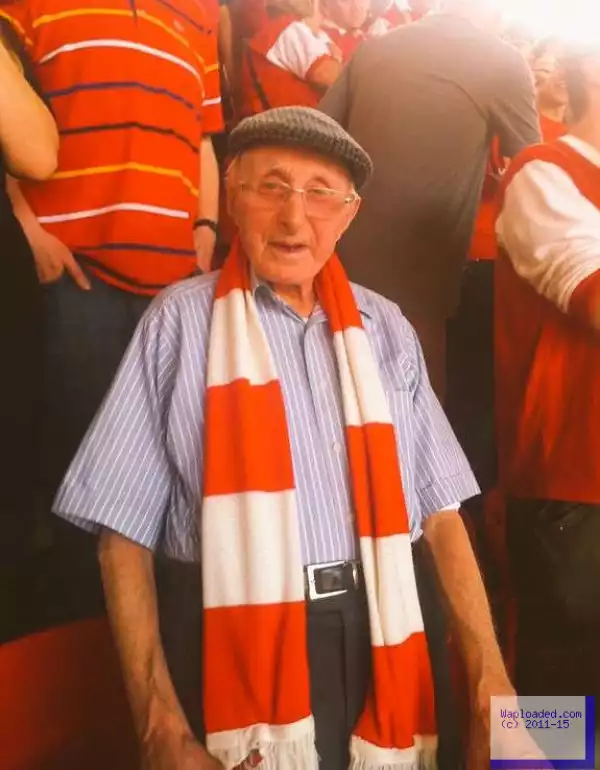 Arsenal Pays Tribute To 90-Yr-Old Fan Who Died After Strong Wind Blows Him Into Pathway Of Bus